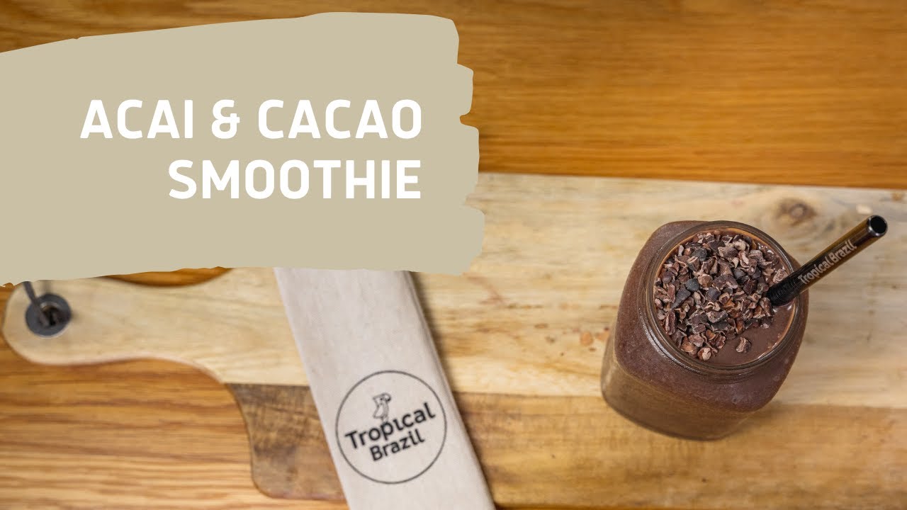 Acai & Cacao Smoothie Tropical Brazil