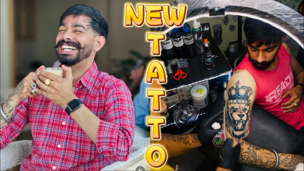 Ik Hor Tattoo ! New Tattoo ! Loin Tattoo 🦁 ￼! Batala promotion 