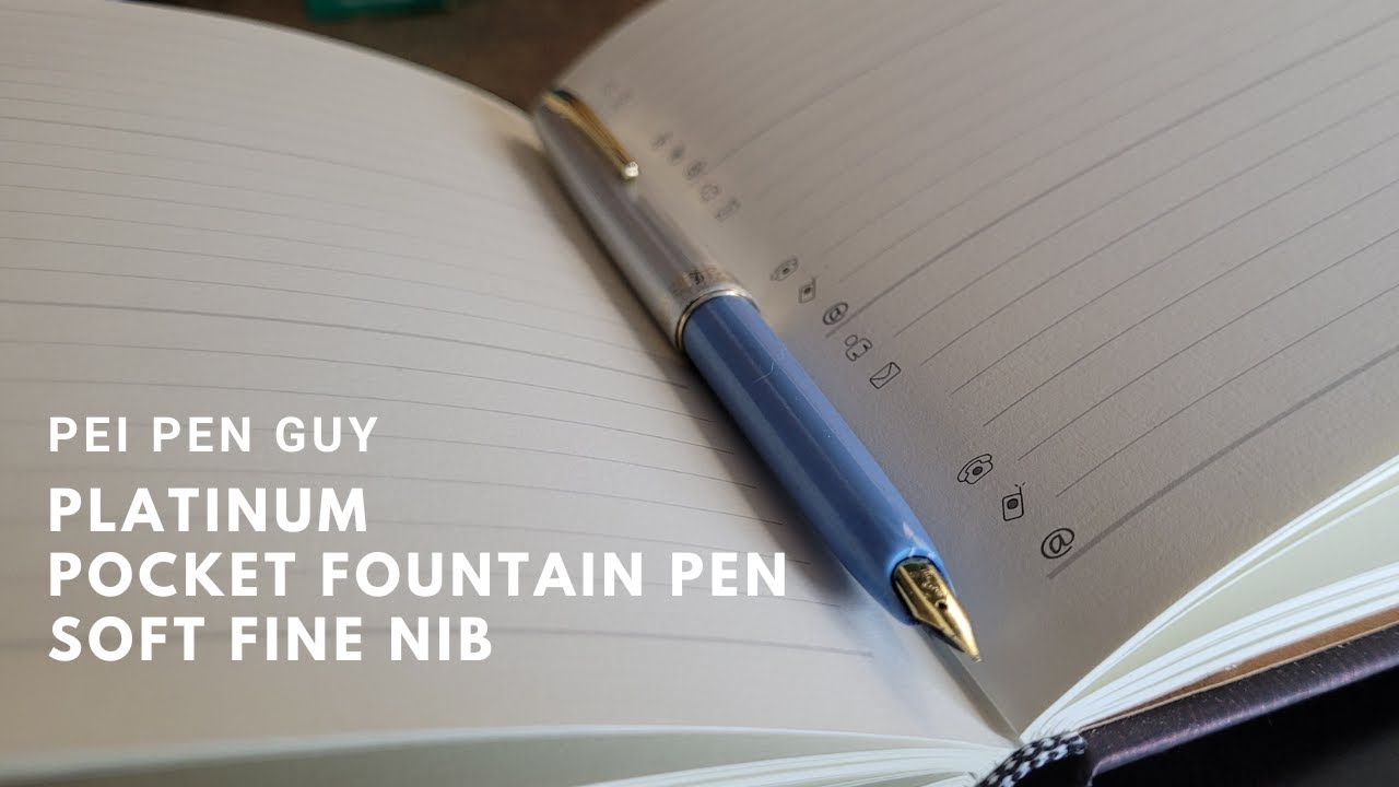 Platinum Pocket Fountain Pen SF Nib