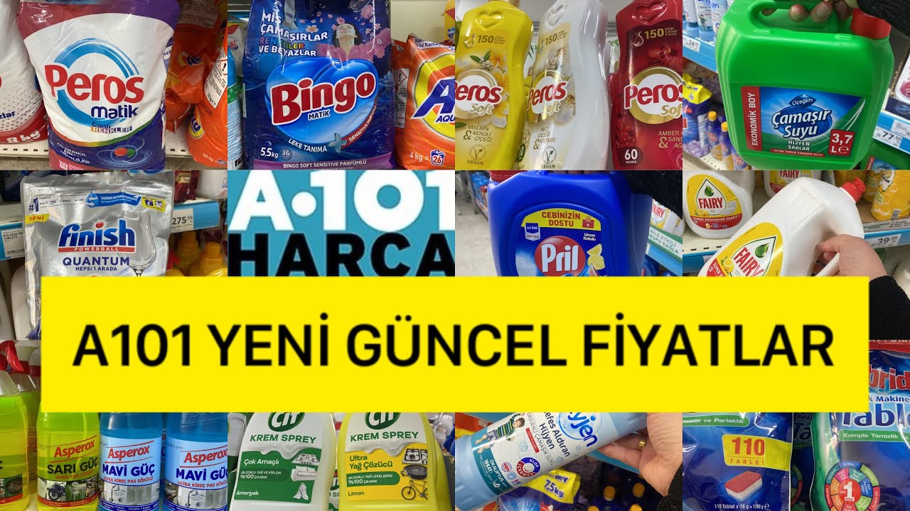 A101’DE YENİ GÜNCEL FİYATLI TEMİZLİK ÜRÜNLERİ | A101 İNDİRİMLERİ | A101 AKTÜEL ÜRÜNLER