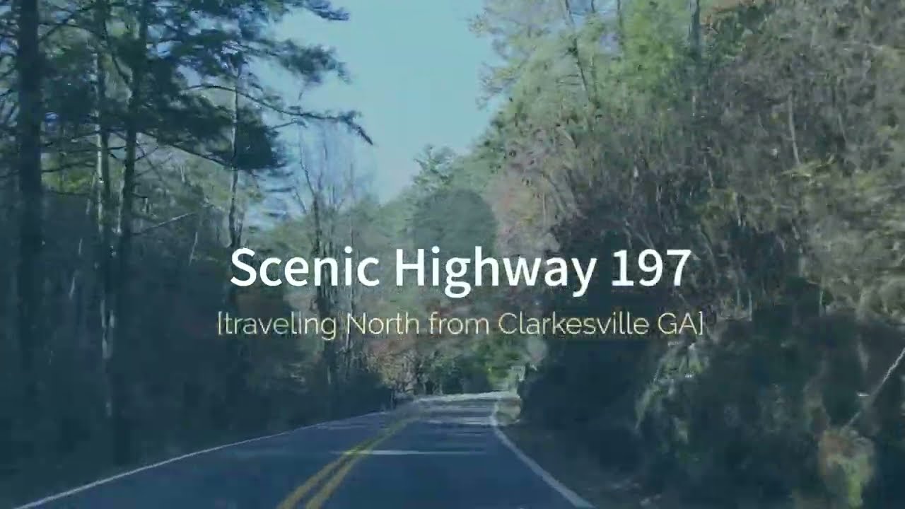Scenic drives on curvy North Georgia mountain roads