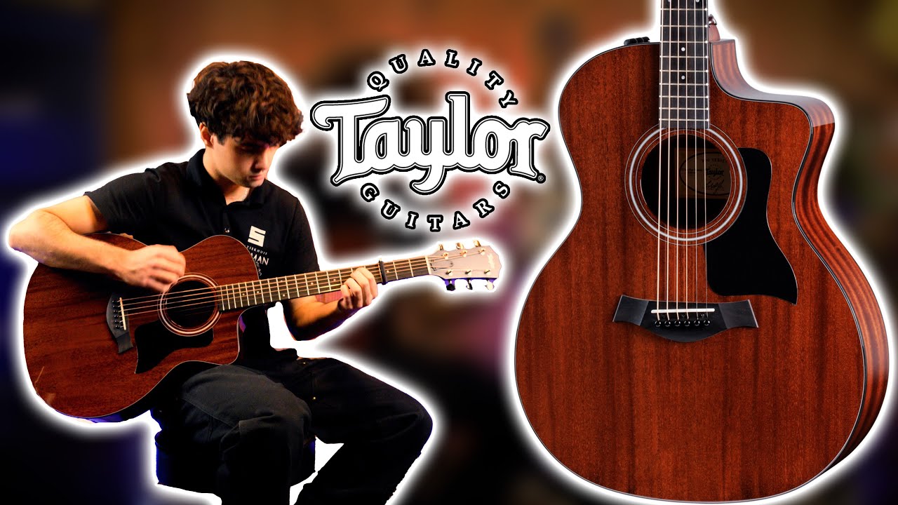 Taylor 224ce Plus SE Mahogany Blackwood Stain DEMO | Muziekhuis Souman