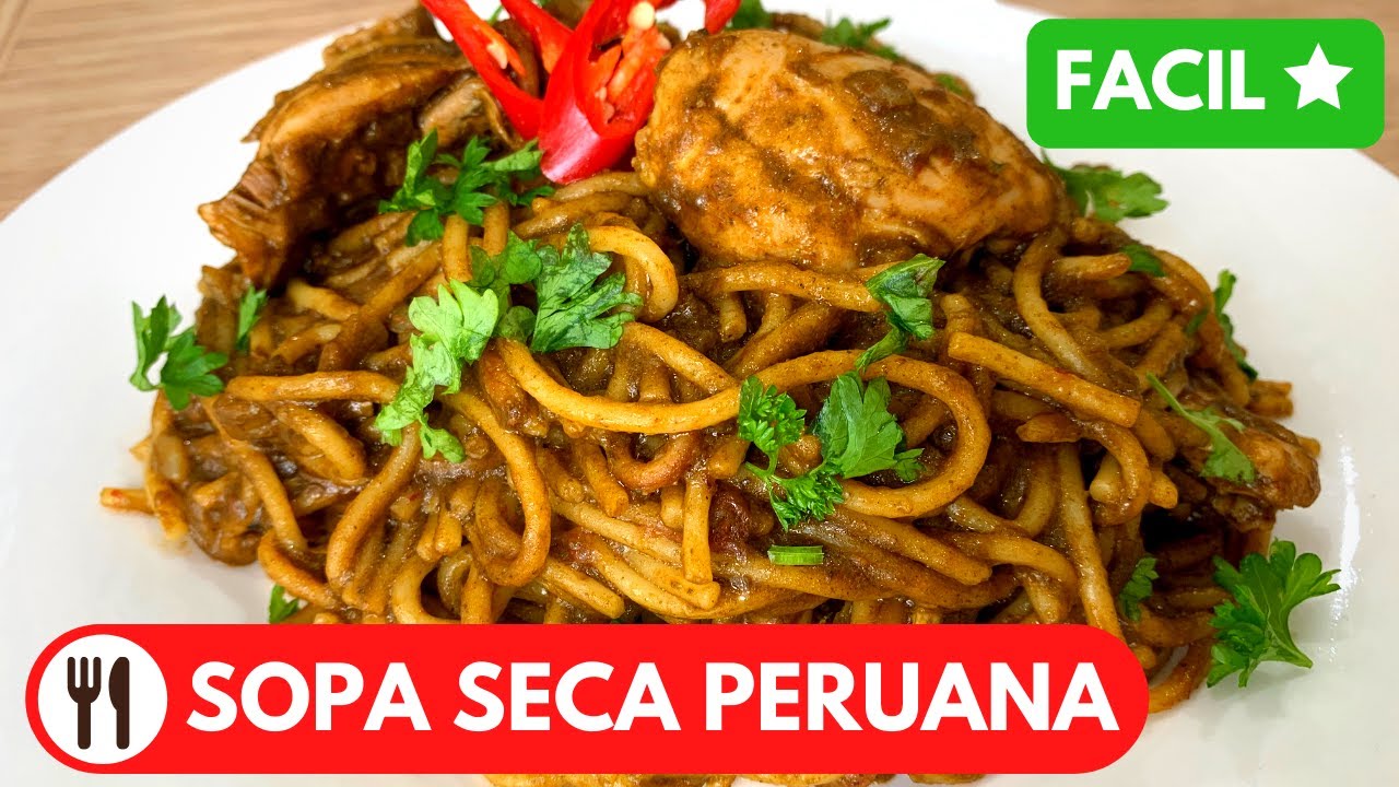 🇵🇪 SOPA SECA CHINCHANA | RECETA PERUANA