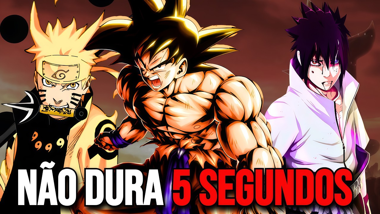 Goku Base VS Naruto e Sasuke  NÃO É NEM PARELHO