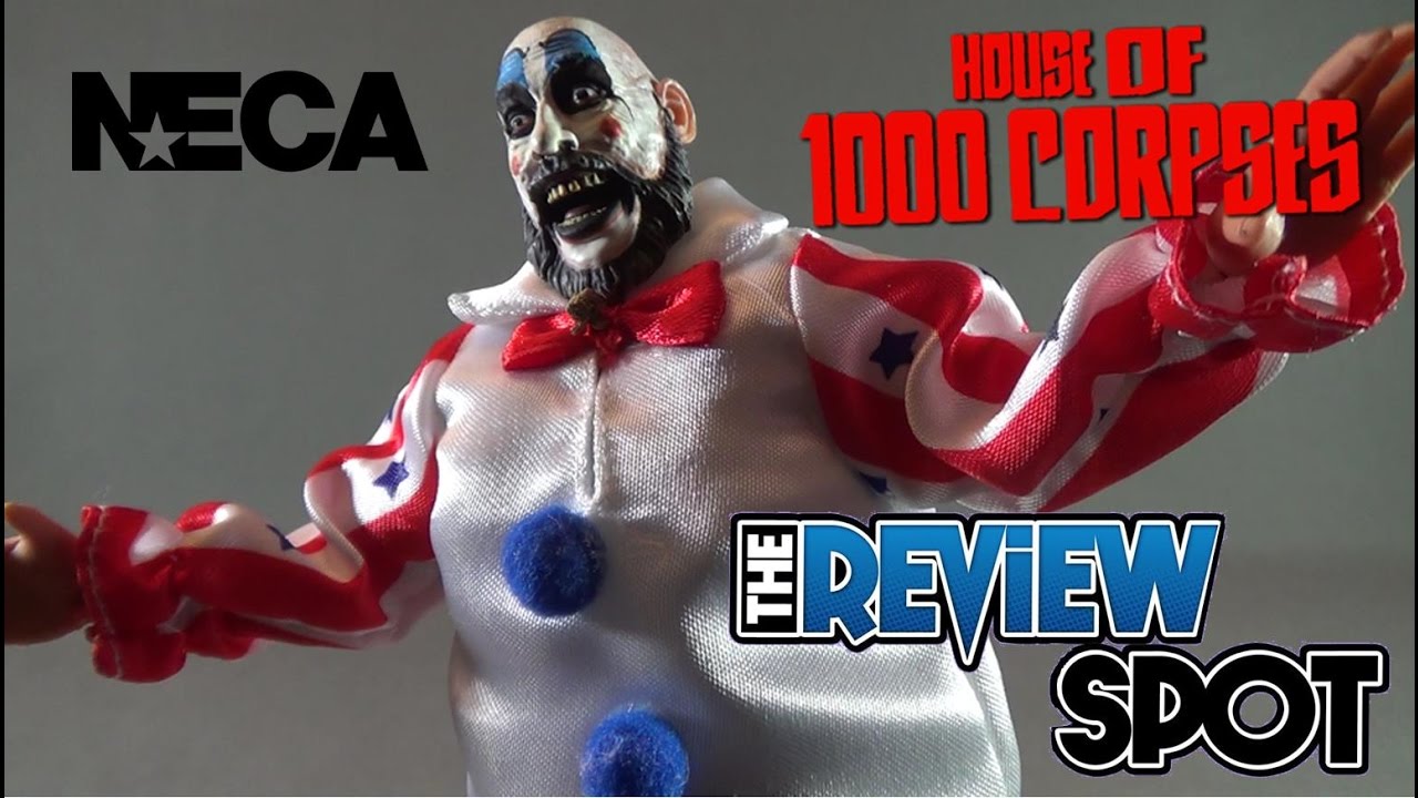 Toy Spot - NECA House of 1000 Corpses Retro Cloth Captain Spaulding Figure