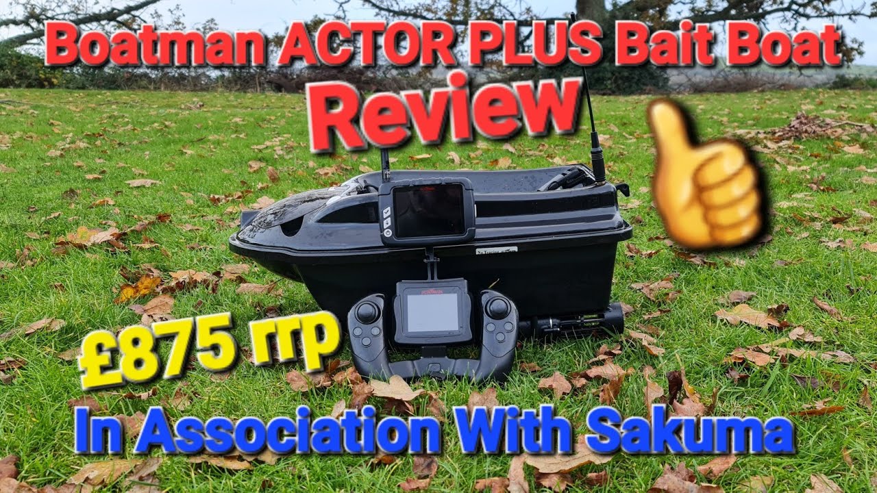Boatman ACTOR PLUS Bait Boat Review Carp Fishing Pike Fishing Fish Finder Southcoast United Kingdom