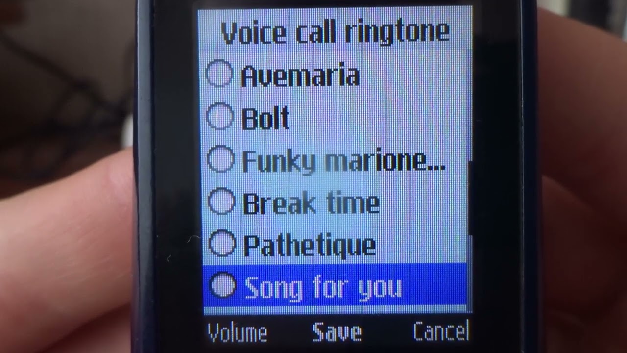 Samsung GT-E1232D stock ringtones