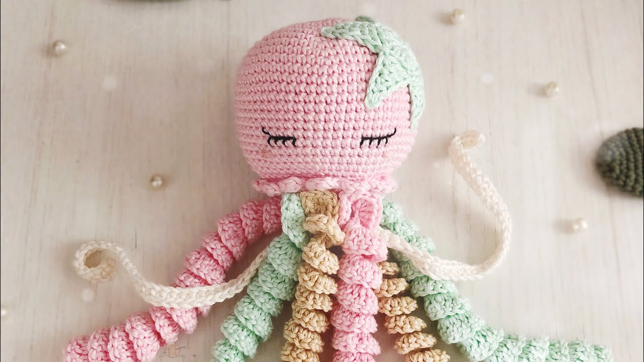 Água viva amigurumi