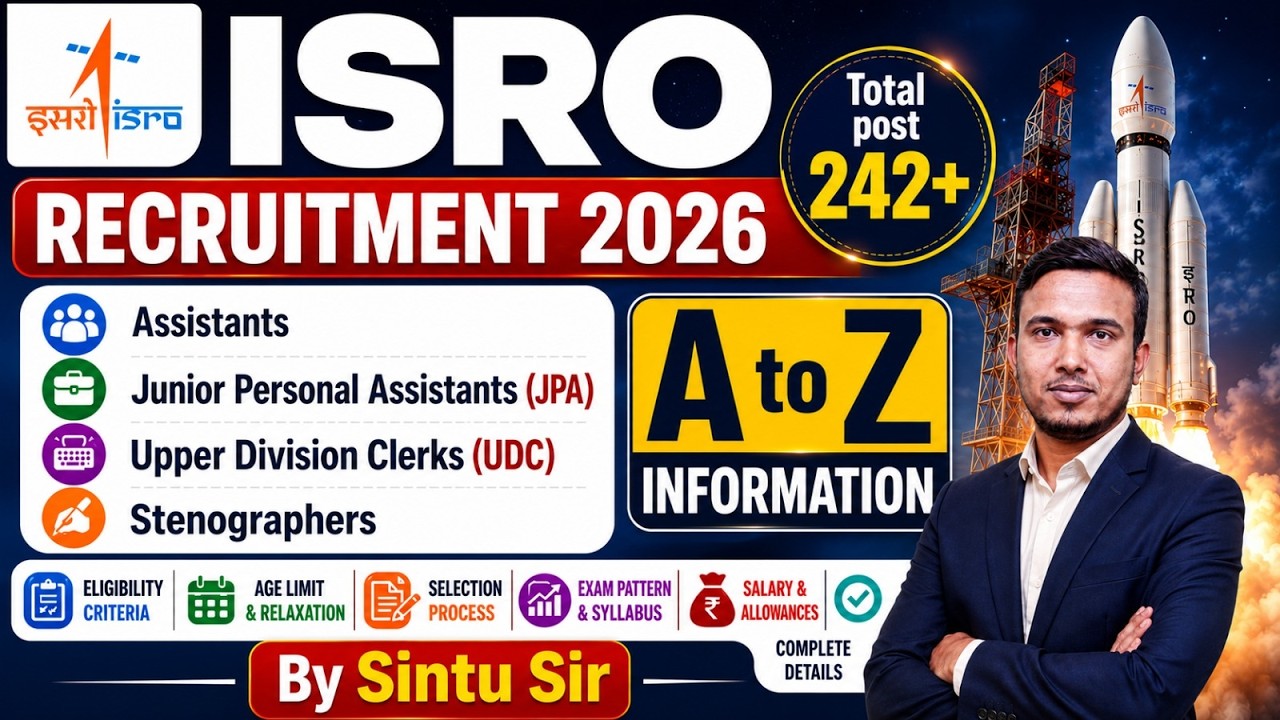 ISRO Recruitment 2026 | 242+ Posts | Complete A to Z Information