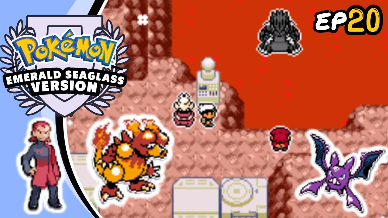 SECRET BASE | TEAM MAGMA LEADER MAXIE BATTLE! Pok&eacute;mon Emerald Seaglass