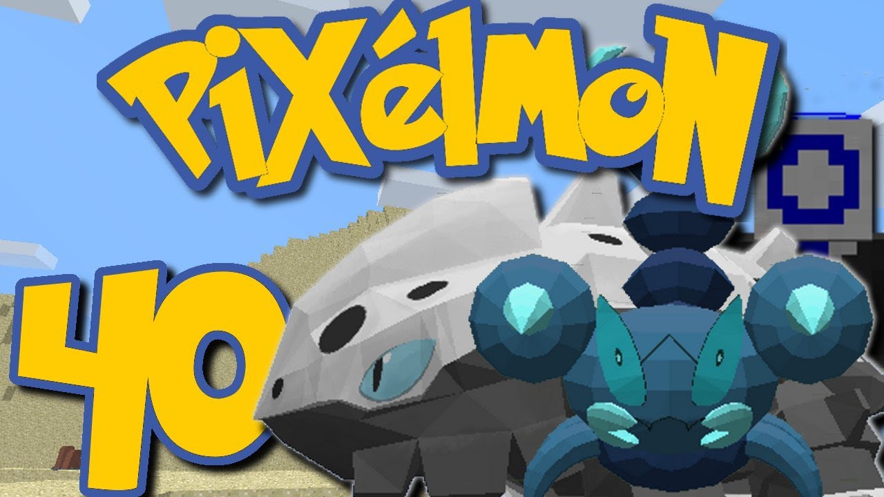 Pixelmon Ep. 40 - ARON EVOLVES + BLUE BOSS! (Pixelmon Version 3.0.4)