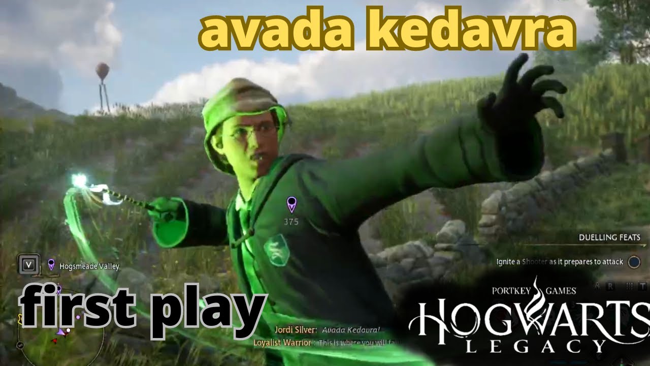 Hogwarts Legacy how to unlock Avada Kedavra and all spells  at the start of the game