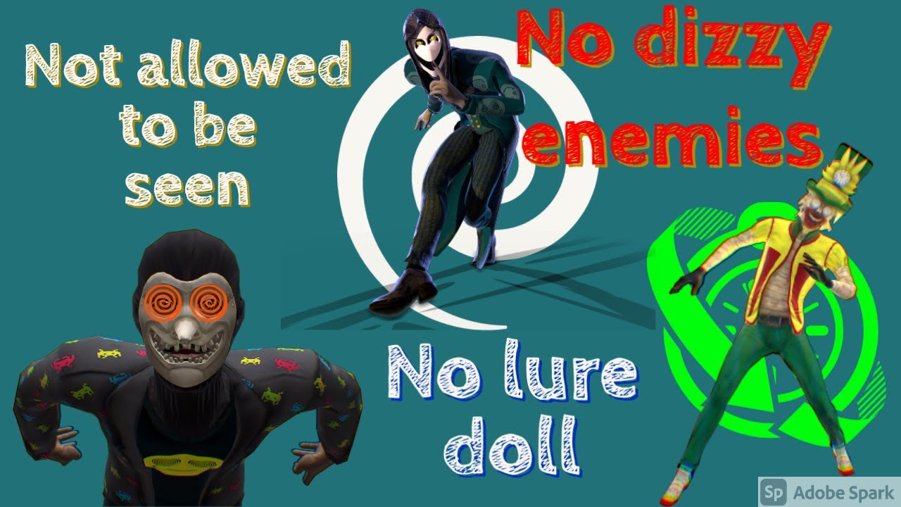 Smiling x corp 2 challenge (Not allowed to be seen, no lure doll, no dizzy enemies )