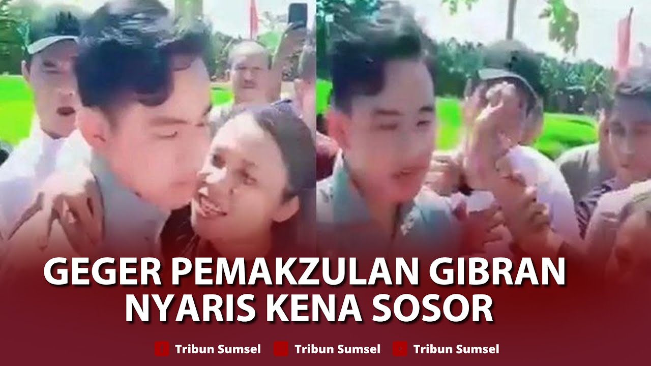 🔴Momen Wapres Gibran Nyaris Dicium Emak-emak di Kupang, Paspampres Disorot