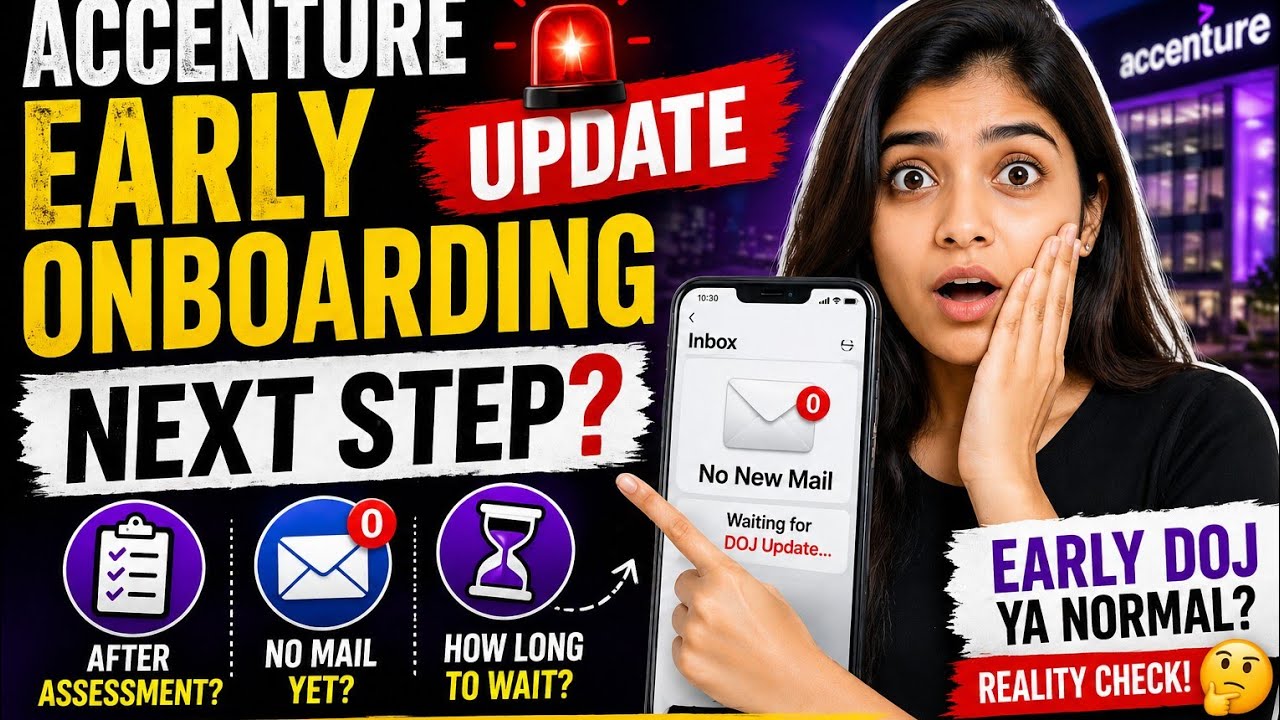 Accenture Early Onboarding Update 2026 🚨 | What Happens After Assessment? | Real Timeline