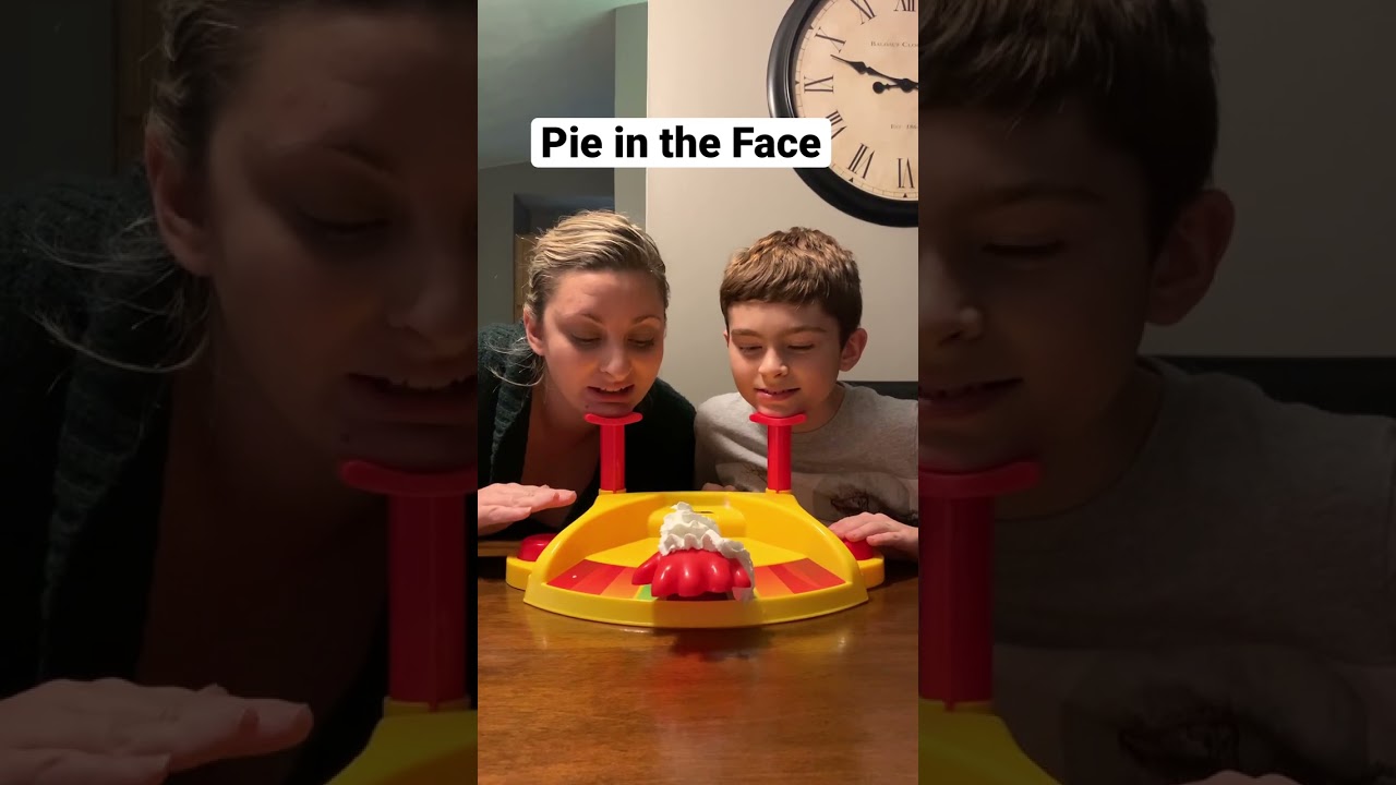 Playing Pie in the Face game! #shorts #fun