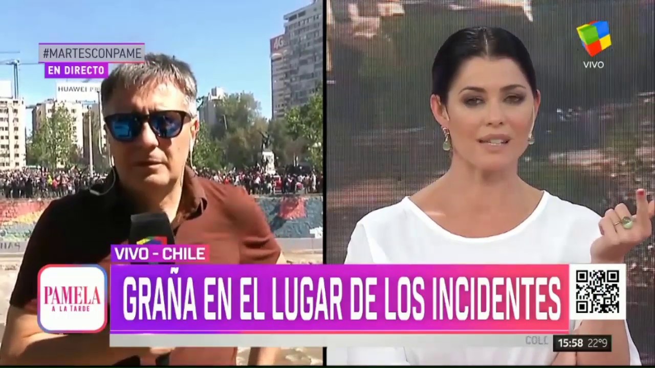Chile: toque de queda y militares en la calle - Pamela a la Tarde (22/20/2019)