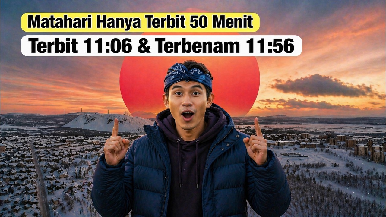 Sanggup Tinggal di Negara yang Mataharinya Hanya Terbit 50 Menit?