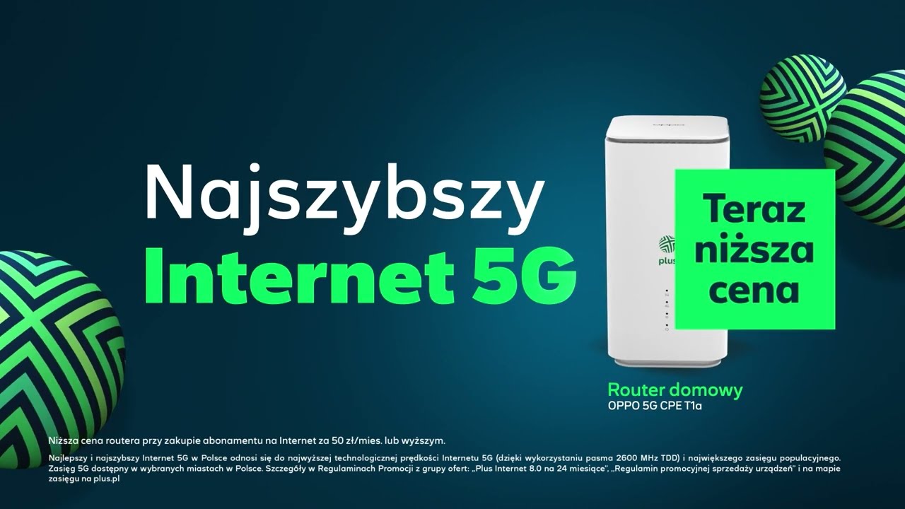 Najszybszy Internet 5G od Plusa