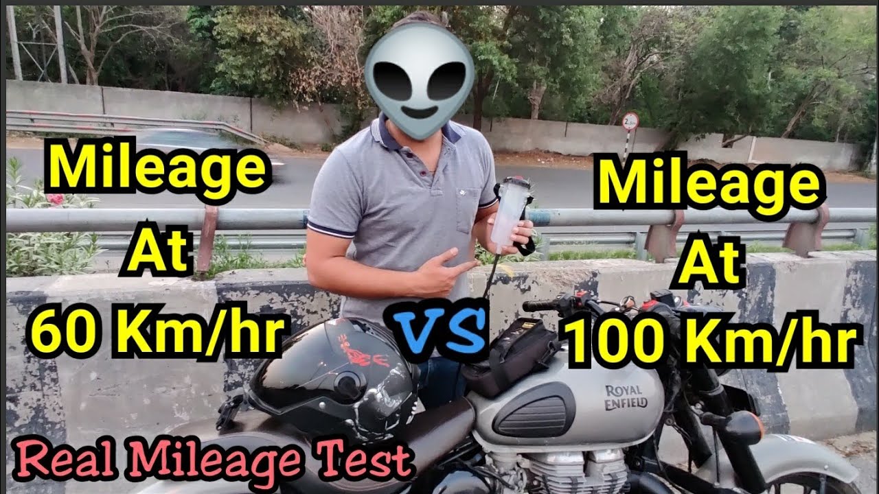 🔥 Classic 350 BS4 Real Mileage Test 🔥 Mileage Test at 60 Km/hr VS 100 Km/hr | Manish Sehrawat