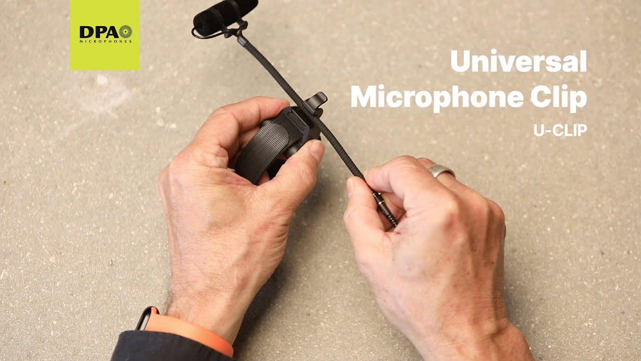 How to use DPA&rsquo;s 4099 CORE+ with Universal Microphone Clip (U-CLIP)