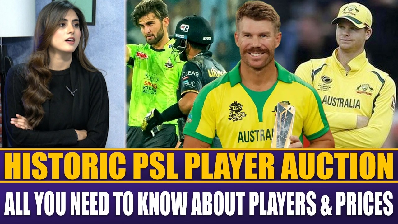 Historic PSL 2026 Player Auction | All You Need to Know About Players, Prices, and Team Squads