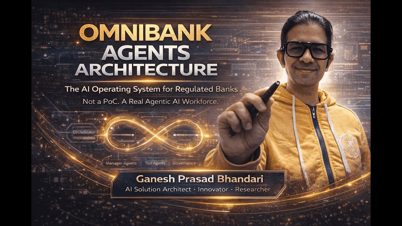 OmniBank Agents Architecture | The AI Operating System for Regulated Banking
