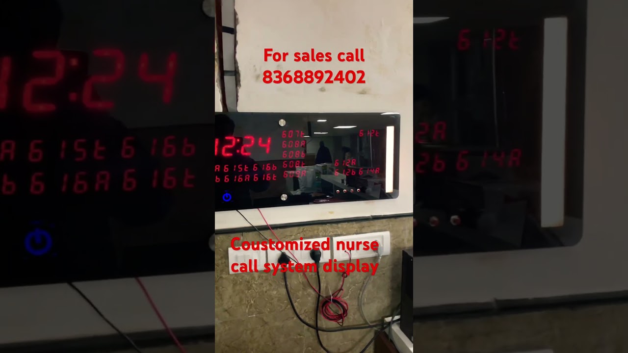 NURSE CALL SYSTEM (AVTRONICS) #nursecallsyatem #avtronics #nursecall #callbell #hospitalcallbell