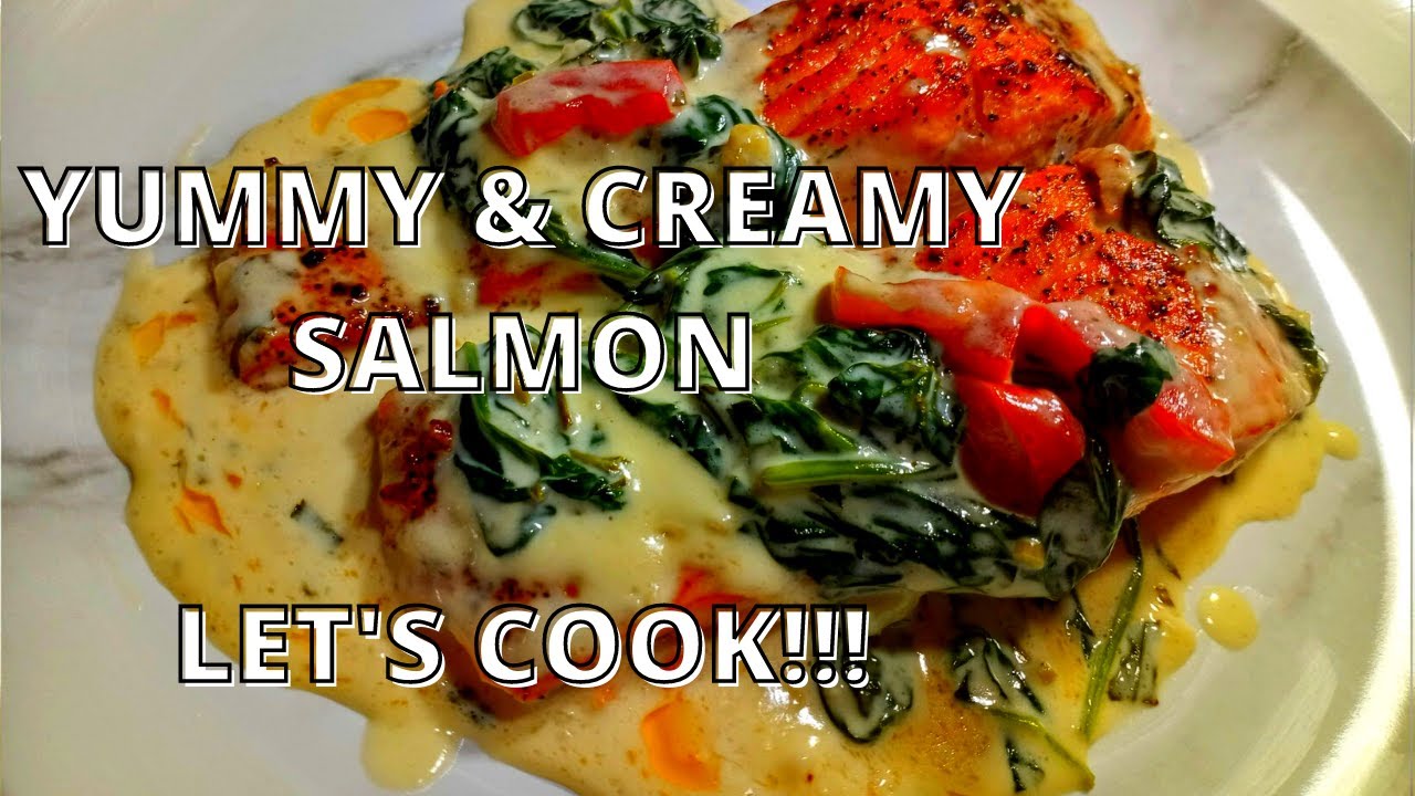 Salmon With Creamy Tarragon Sauce #youtube