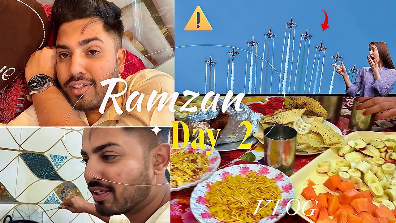Ramzan Day 2 Vlog 😳 Iftar + Air Show Surprise!