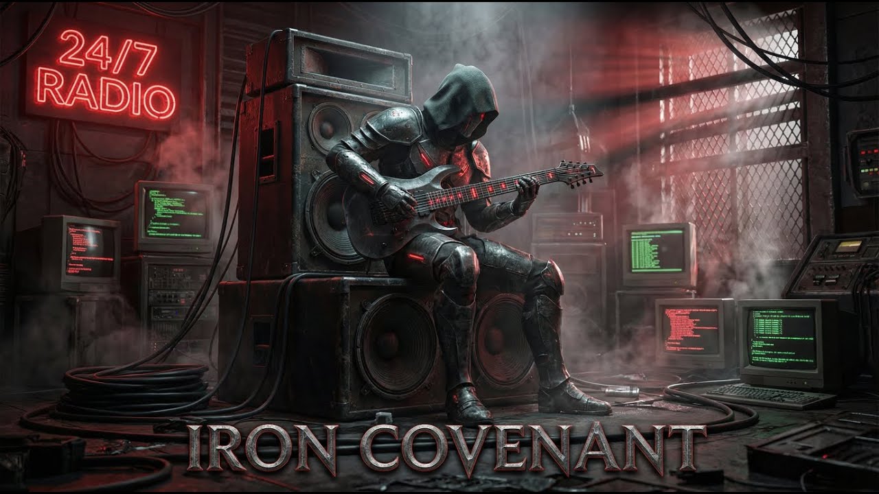 24/7 RADIO For High Focus Work/Workout/Coding/Gaming/Driving - IRON COVENANT Instrumental Rock