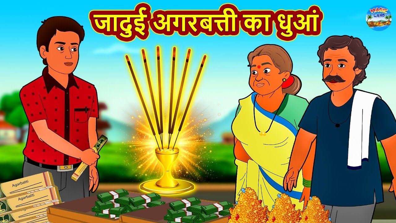 जादुई अगरबत्ती का धुआं | New Hindi Stories | Story In Hindi | Hindi Kahaniya | Kahani In Hindi