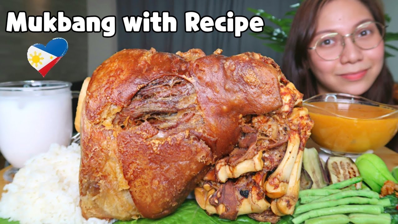 CRISPY PATA KARE-KARE | Mukbang Philippines