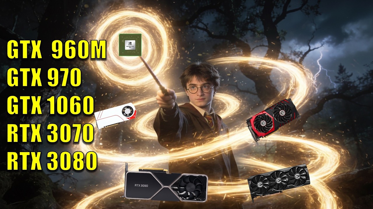 Тест производительности Hogwarts Legacy | Сравнение видеокарт начального уровня и 4K