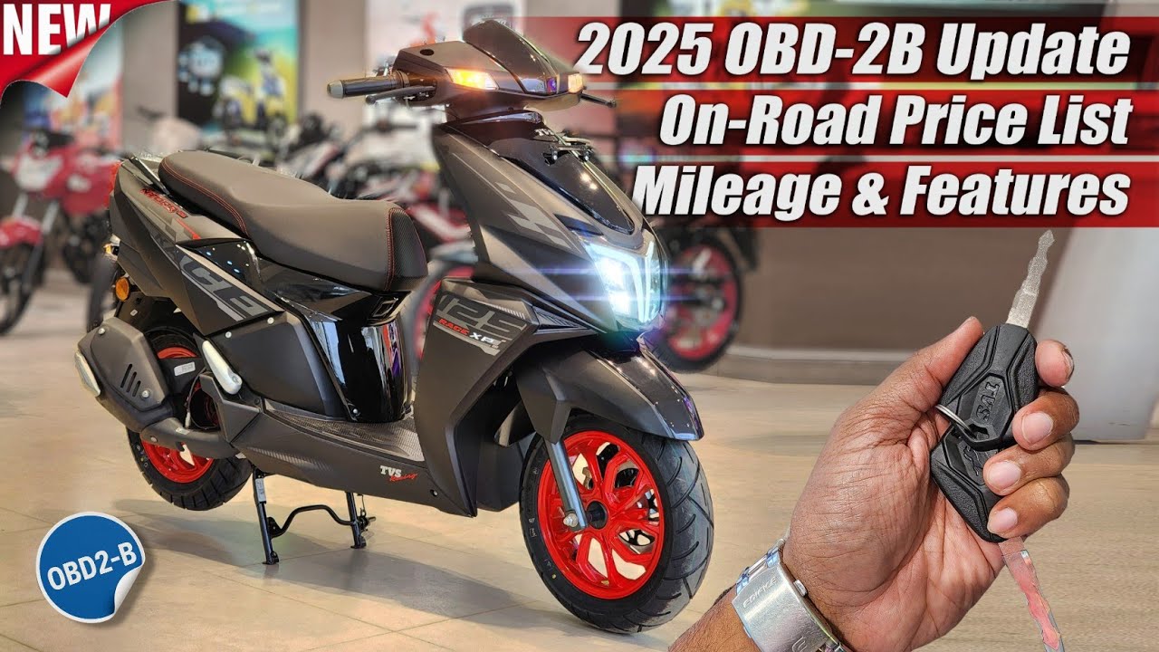 2025 TVS Ntorq 125 Race XP OBD-2B Update, On Road Price List, Mileage, Features