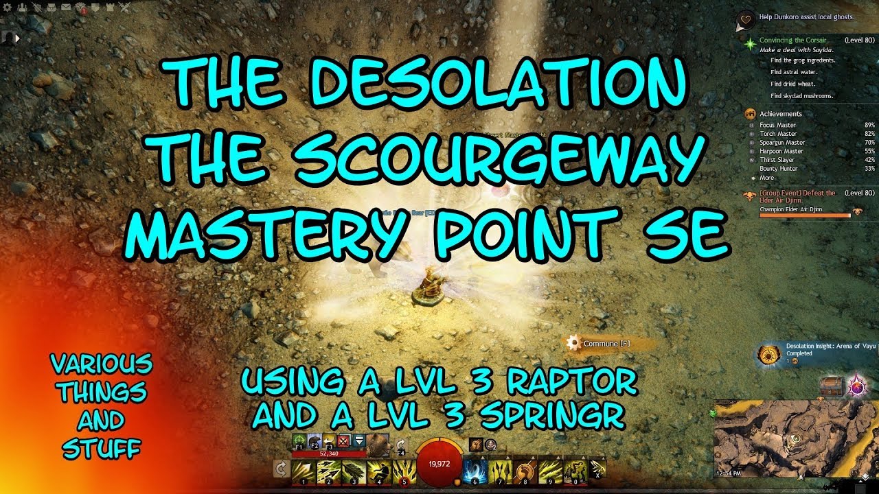 Guild Wars 2 The Desolation The Scourgeway Mastery Point SE