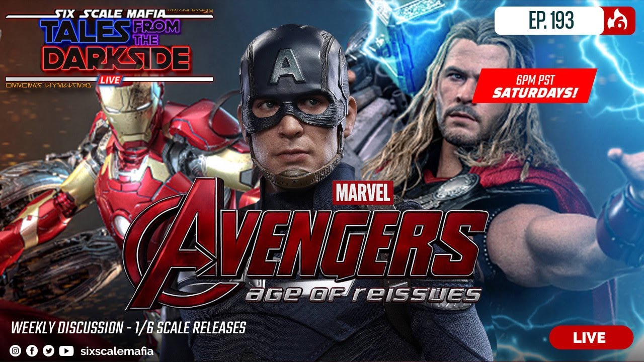 Ep193 | 1/6 LIVE | Avengers: Age of Ultron | Jack Sparrow | Hot Toys | Sixscalemafia