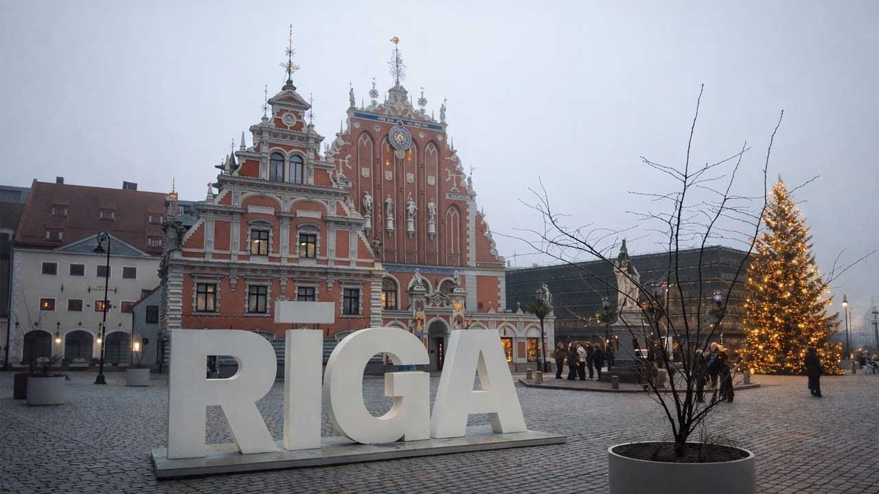 2 Days in Riga 🇱🇻 | Winter City Walks, Christmas Market & Traveling with the Flu