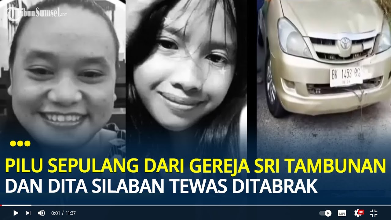 Pilu Sepulang dari Gereja Sri Tambunan dan Dita Silaban Tewwas Ditabrak Innova, Pelaku Sempat Kabur