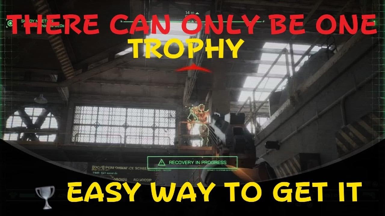 RoboCop: Rogue City easy way to get 'There can only be one' trophy