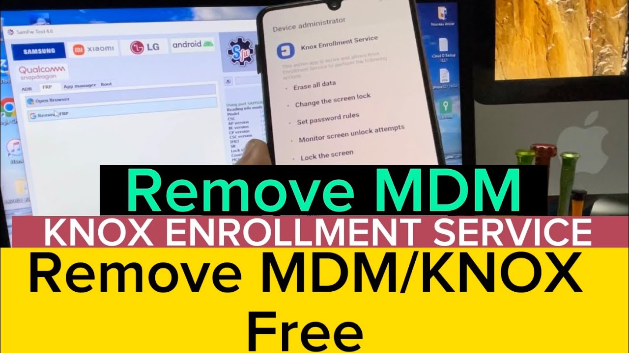 Бесплатное удаление MDM/KNOX для Samsung (служба регистрации Knox)