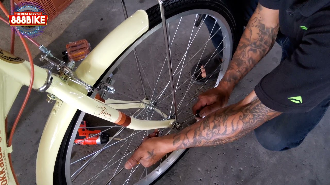 การประกอบจักรยานแม่บ้าน TIGER HOKKAIDO 6S BY888BIKE