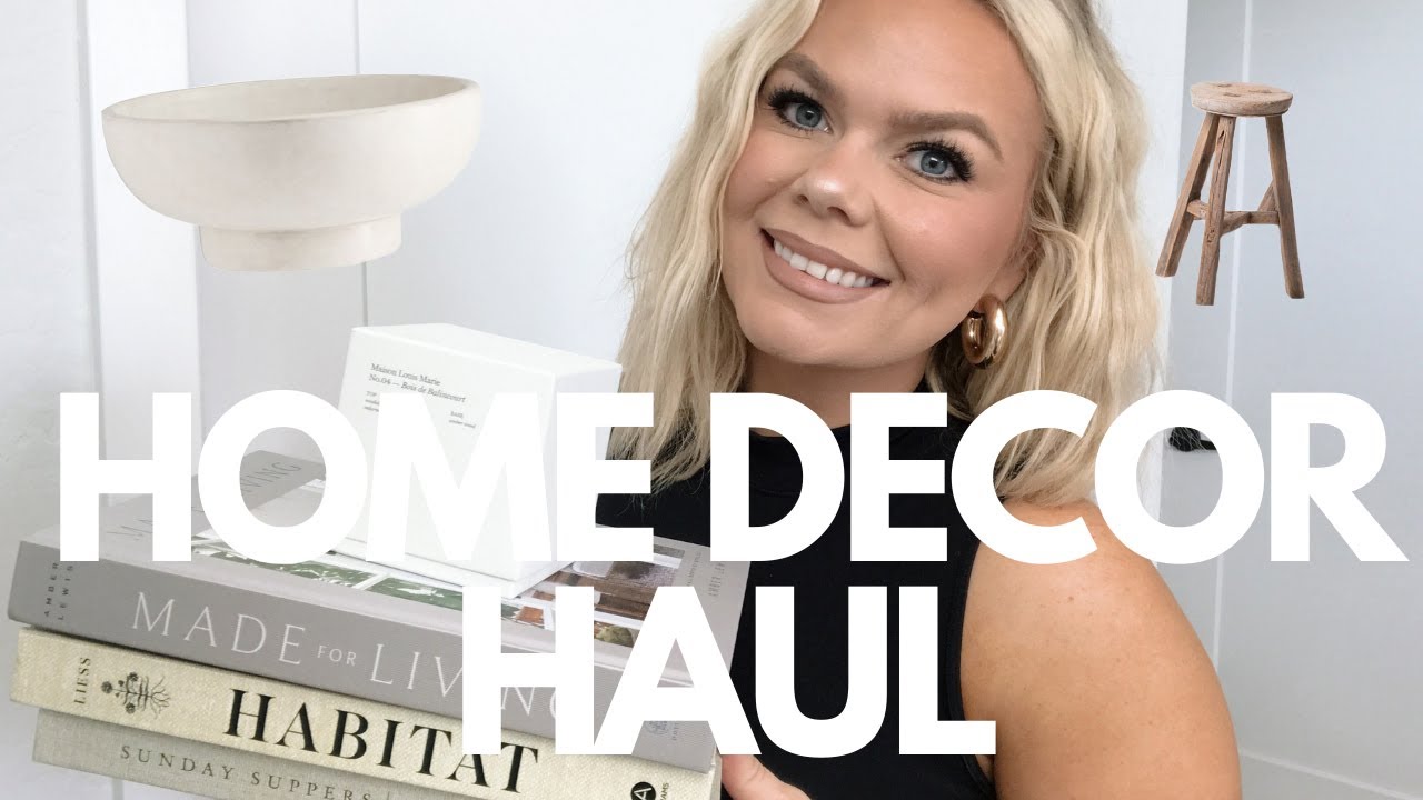 HOME DECOR HAUL 2020 | VINTAGE, POTTERY BARN, CRATE & BARREL | BRANDY JACKSON