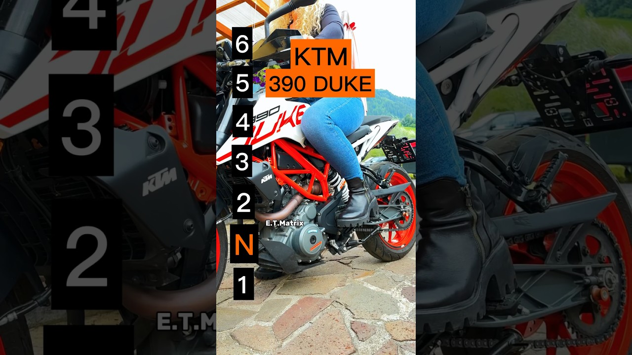 Maximum speed for each gear on a KTM 390 Duke