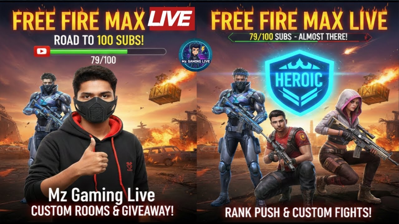 Aggressive: 99+ PLUS ONLY! 😱 FASTEST WAY TO PUSH RANK | Free Fire Rank Push Tips & Tricks LIVE 🔴