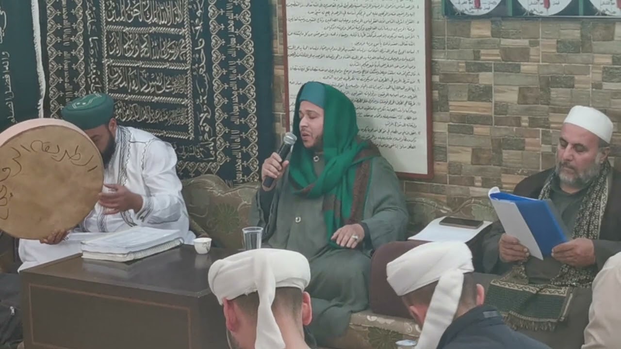 مجلس الحضرة الرفاعية 🌴 هذا الركب اليماني نحو الحمى دعاني 🌴
