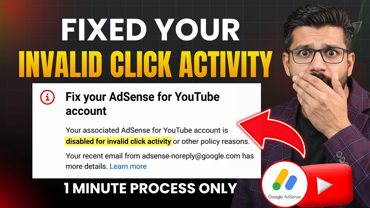 YouTube Monetization Update 2026 | Multiple AdSense Account Policy & Invalid Click Activity Solution