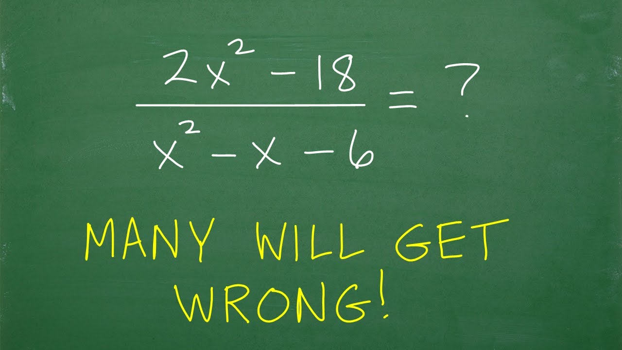 Students FAIL Algebra because of they lack this SKILL! Make sure you know this!