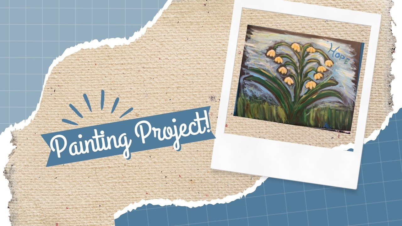 Easy Acrylic Snowdrops: Beginner Flower Tutorial