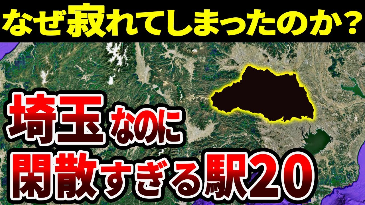 【悲惨】埼玉県の閑散駅ランキングワースト20【ゆっくり解説】
